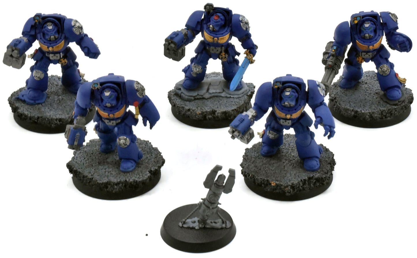 SPACE MARINES 5 Terminator Squad #2 Warhammer 40K 1420