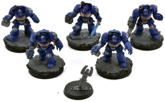 SPACE MARINES 5 Terminator Squad #2 Warhammer 40K 1420