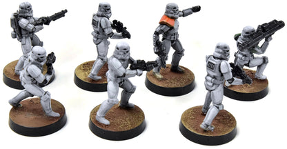 STAR WARS LEGION 7 Stormtroopers #3 PRO PAINTED empire
