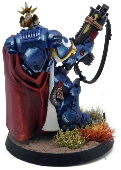 SPACE MARINES Primaris Captain #1 WELL PAINTED Warhammer 40K Ultramarines