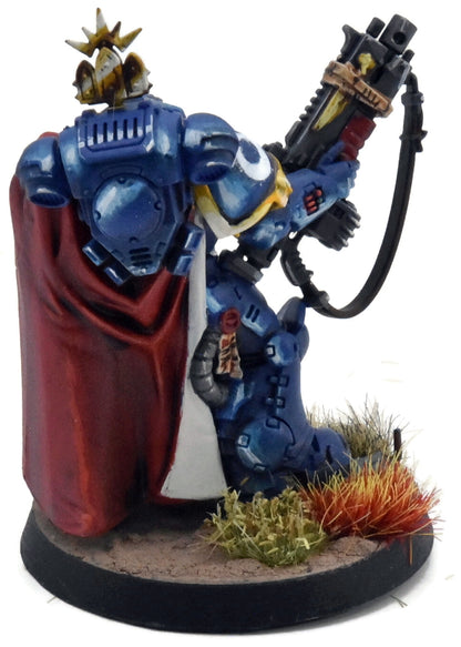 SPACE MARINES Primaris Captain #1 WELL PAINTED Warhammer 40K Ultramarines