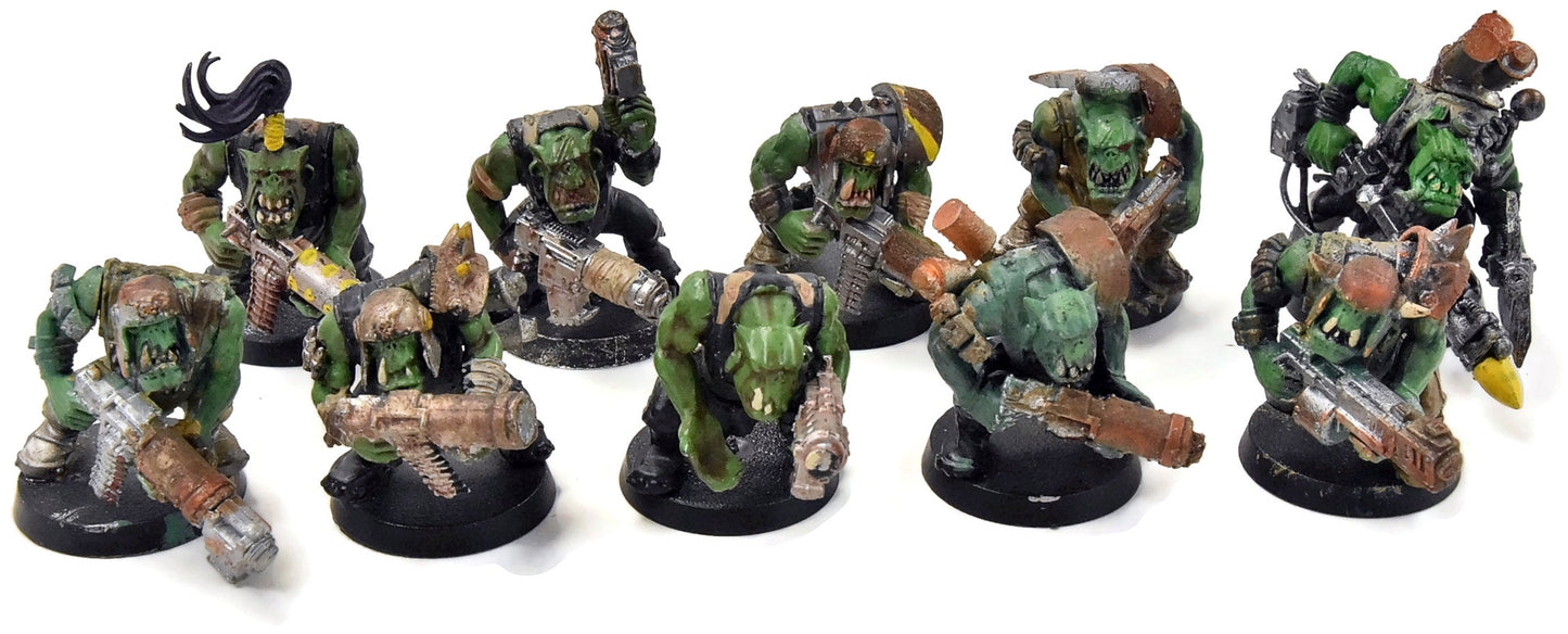 ORKS 10 ork boyz with Special Weapon #2 Warhammer 40K