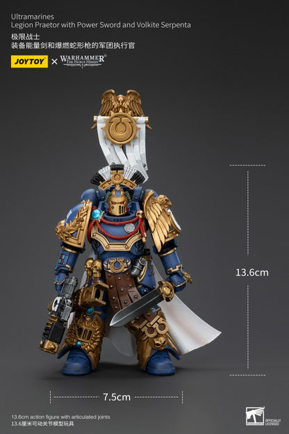 Legion Praetor with Power Sword and Volkite Serpenta Ultramarines Joy Toy