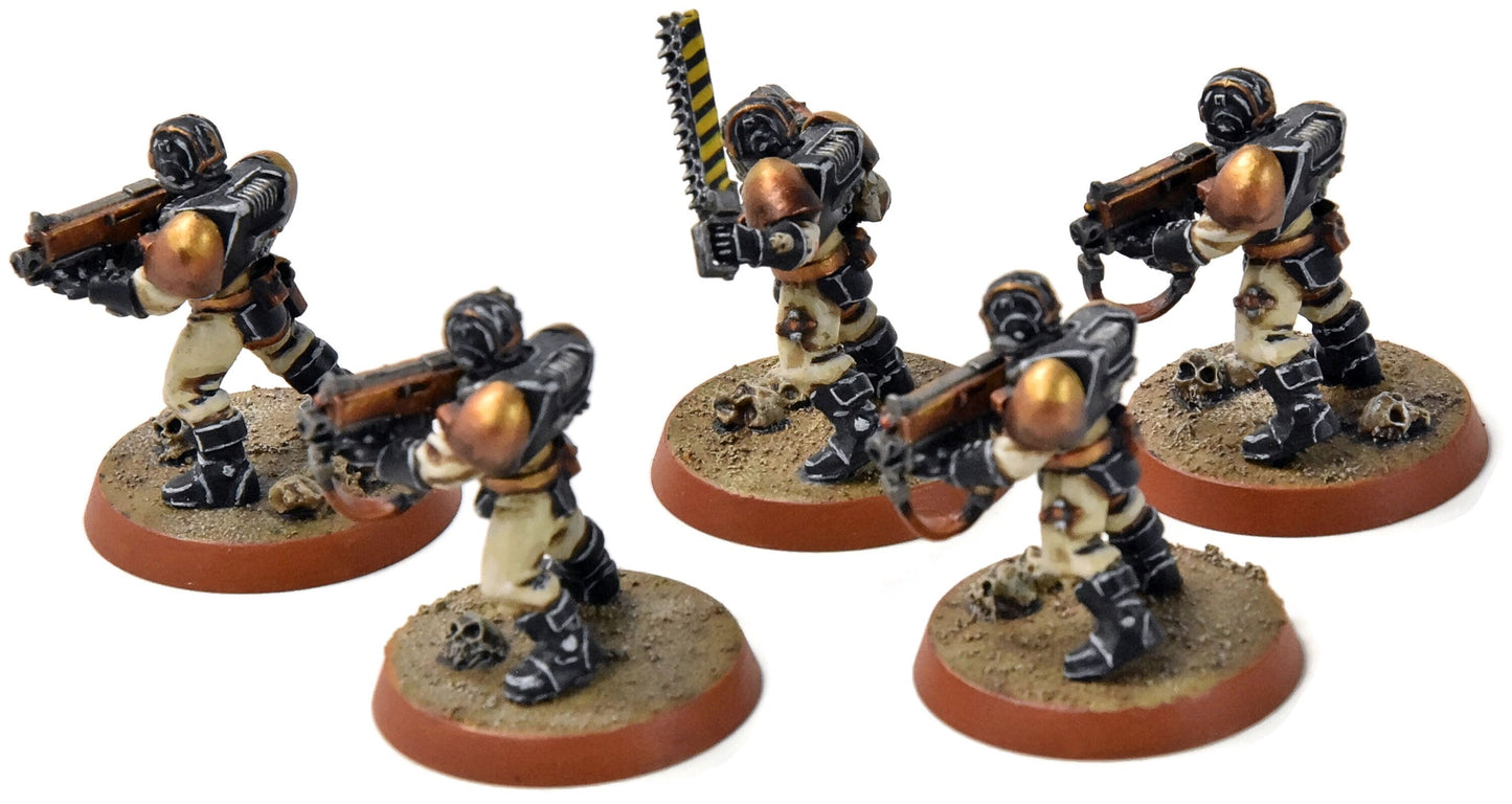SPACE MARINES 5 Scouts Converted #2 PRO PAINTED Warhammer 40K