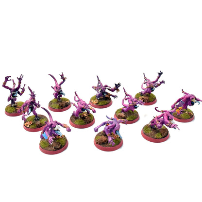 THOUSAND SONS 10 Pink Horrors #6 PRO PAINTED Warhammer 40K