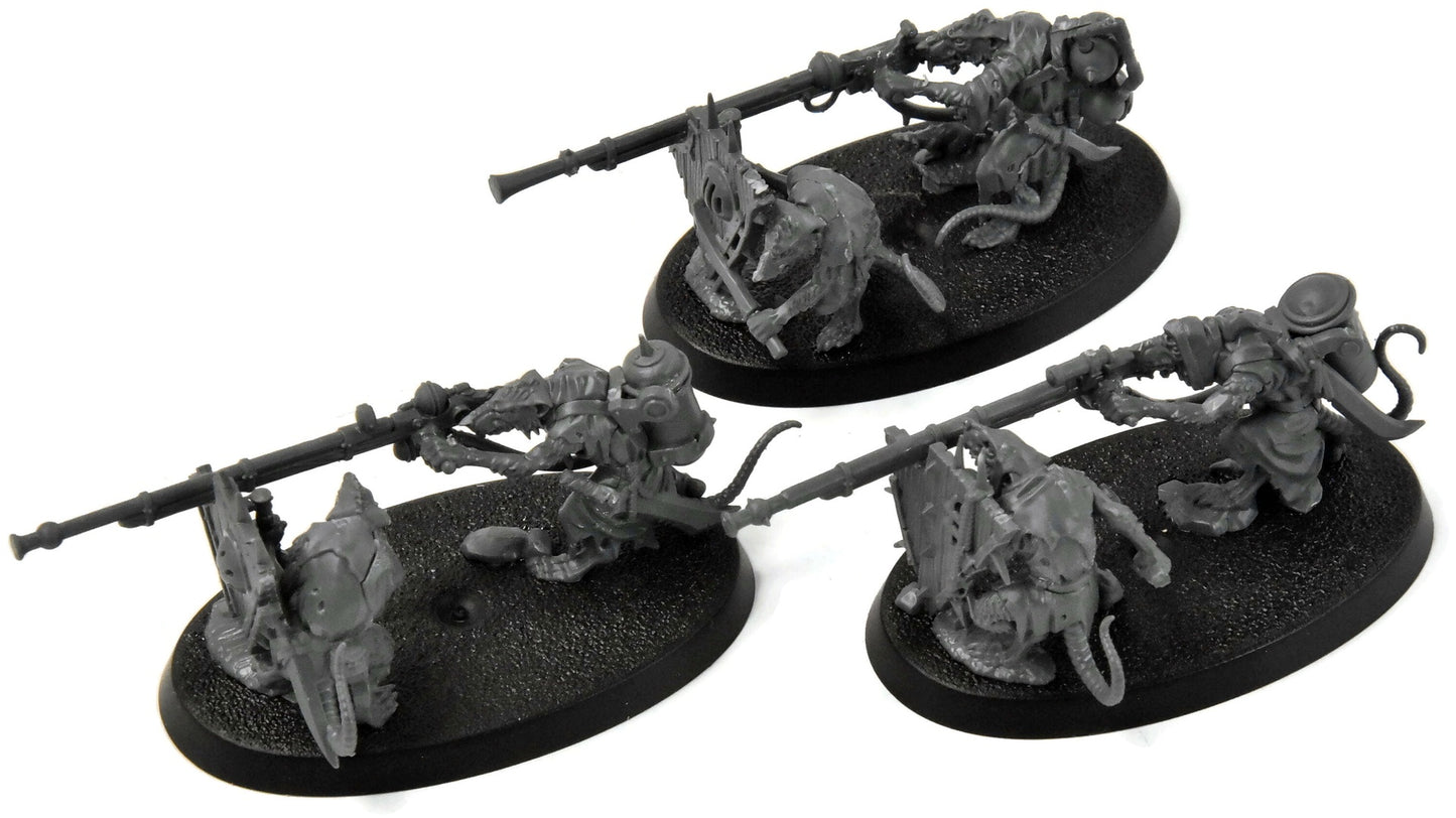SKAVEN 3 Warplock Jezzails #2 Warhammer Sigmar Skaventide