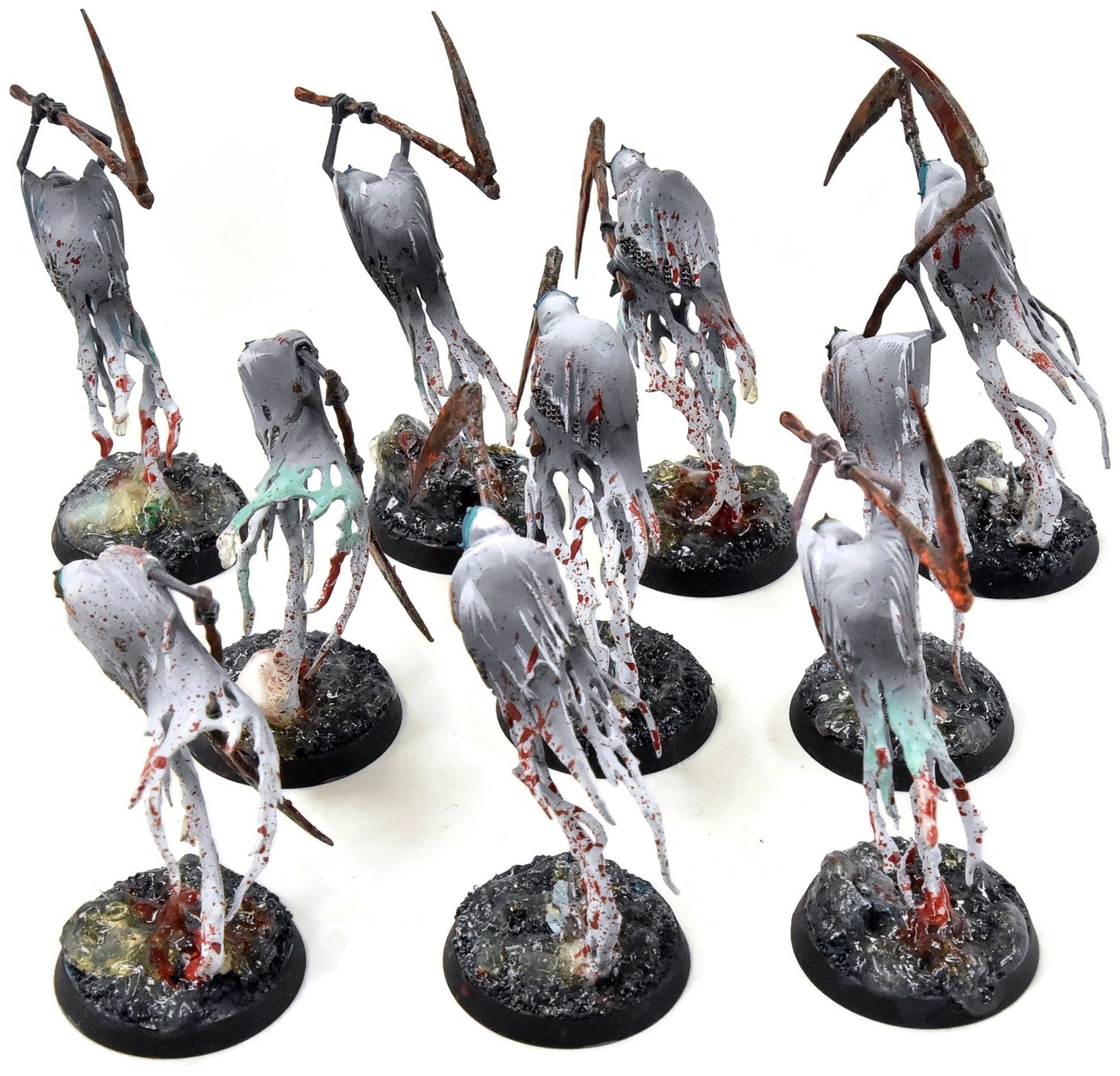NIGHTHAUNT 10 Grimghast Reapers #2 WELL PAINTED Warhammer Sigmar