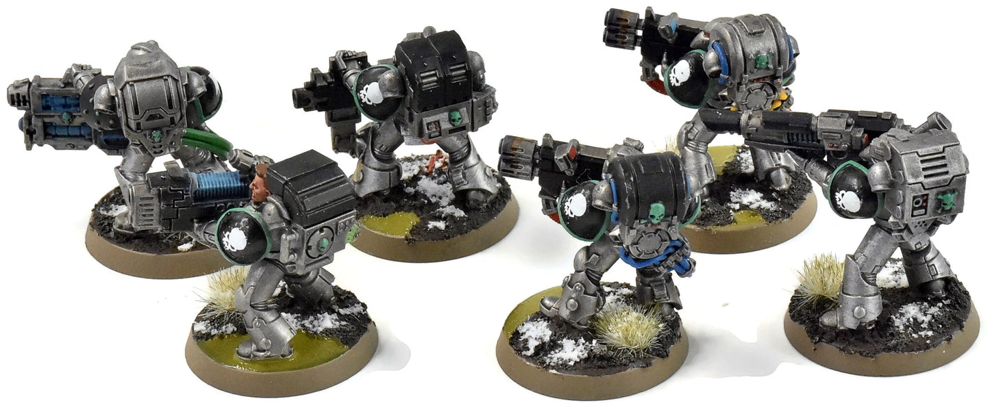 SPACE MARINES 6 Devatators #1 WELL PAINTED Warhammer 40K