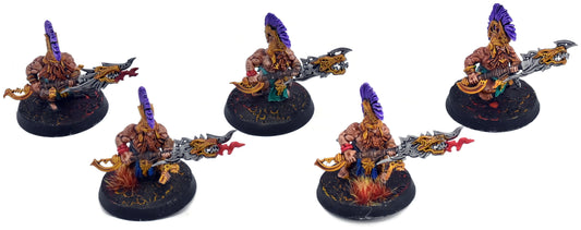 FYRESLAYERS 5 Auric Hearthguard #2 WELL PAINTED Warhammer Sigmar 4209
