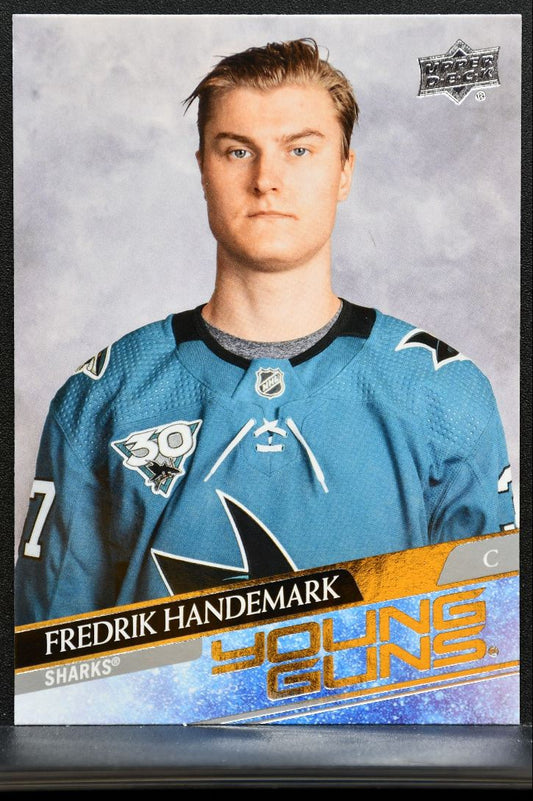 2020-21 Upper Deck Extended Series Young Guns Fredrik Handemark Sharks RC 1570