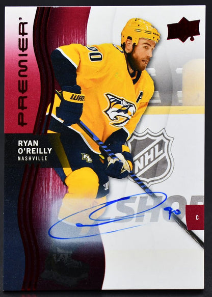 2023-24 UD Premier Ryan O'Reilly 51 Nashville Predators Auto