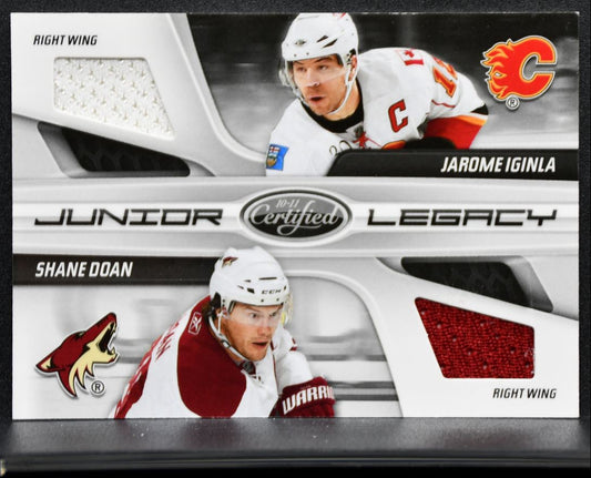 2010-11 Panini Certified Junior Legacy Dual Jersey Iginla/Doan /250 Jersey 3934