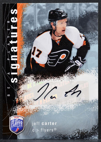 2007-08 Upper Deck Be a Player Signatures Jeff Carter S-JE Flyers Auto 2164