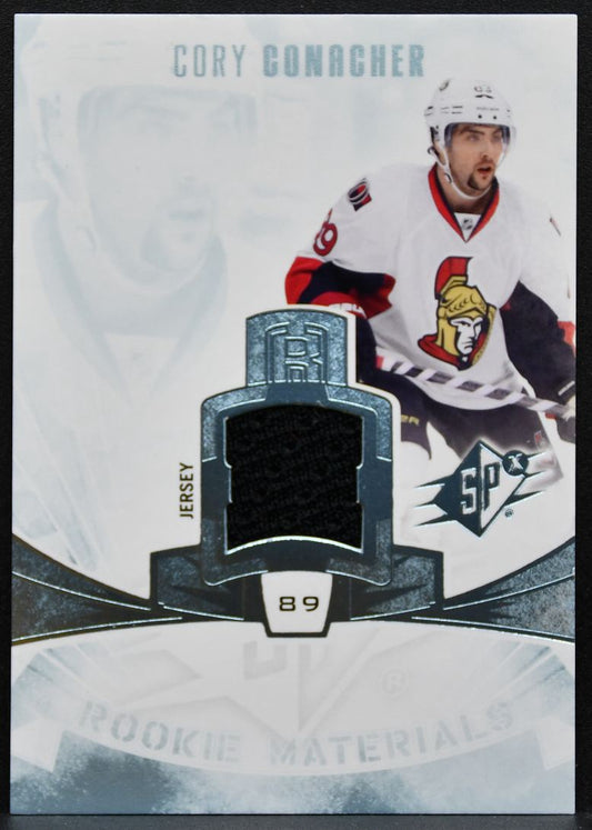 2013-14 SPx Rookie Materials Cory Conacher RM-CC Ottawa Senators RC Jersey 6524
