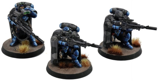SPACE MARINES 3 Primaris Eliminators #1 WELL PAINTED Warhammer 40K Ultramarines