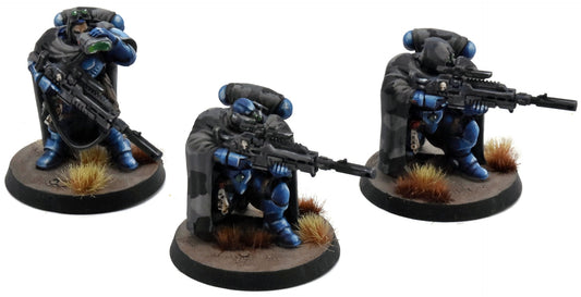 SPACE MARINES 3 Primaris Eliminators #1 WELL PAINTED Warhammer 40K Ultramarines