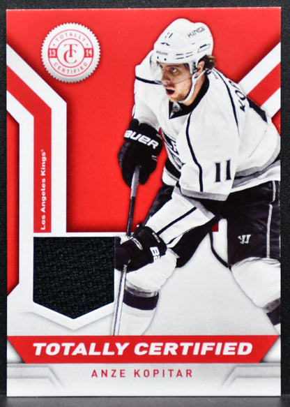 2013-14 Panini Totally Certified Jerseys Red Anze Kopitar Kings Jersey 7713