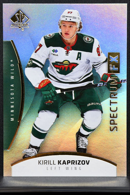 2025-26 SP Authentic Spectrum FX Kirill Kaprizov S-34 Minnesota Wild 4076