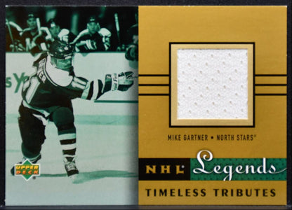 2001-02 UD Legends Timeless Tributes Mike Gartner Jersey 9083