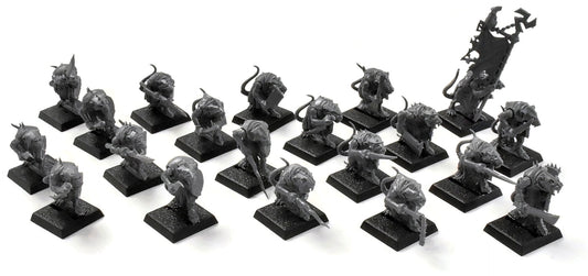 SKAVEN 20 Clanrats #1 Sigmar 3080