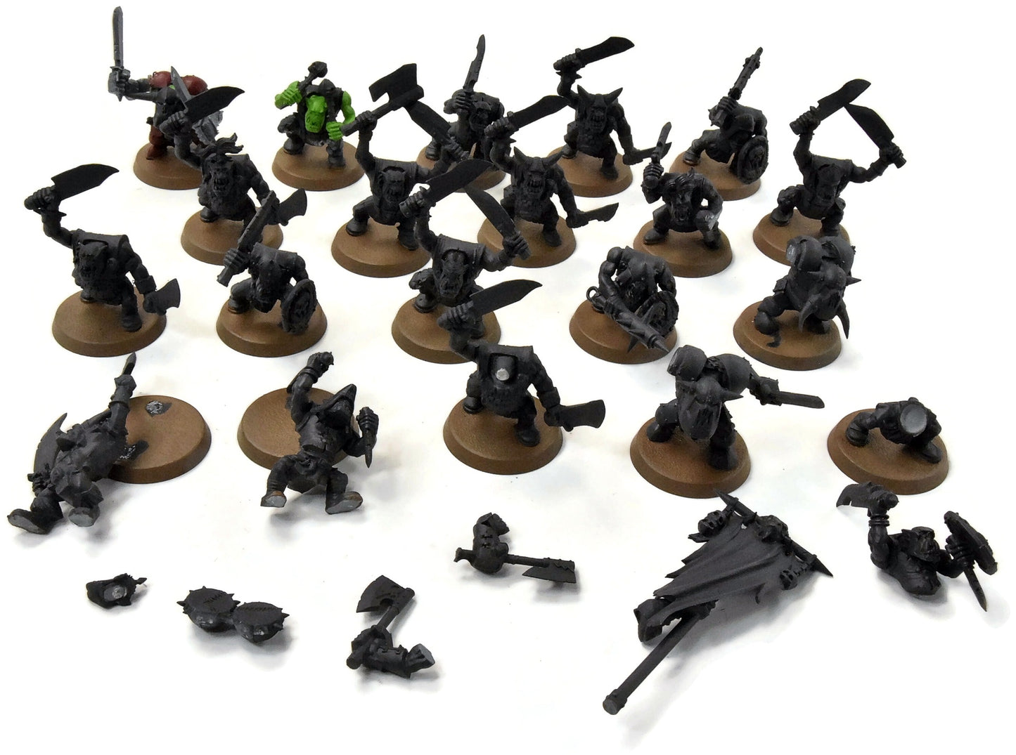 ORCS & GOBLINS 20 Orcs Warriors BOYS BOYZ #3 Warhammer Fantasy