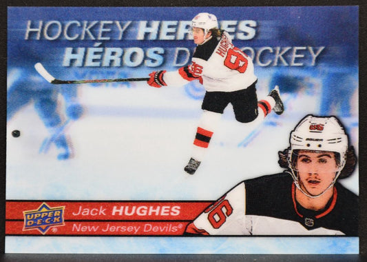 2021-22 Upper Deck Tim Hortons Hockey Heroes Jack Hughes H-1 New Jersey Devils 7184