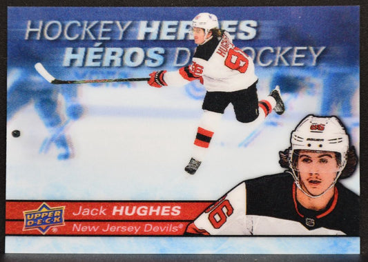 2021-22 Upper Deck Tim Hortons Hockey Heroes Jack Hughes H-1 New Jersey Devils 7184