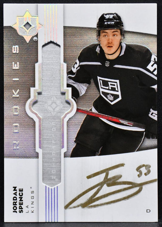 2022-23 UD Ultimate Collection Emblems Auto Rookies Jordan Spence UE-SP  RC Auto