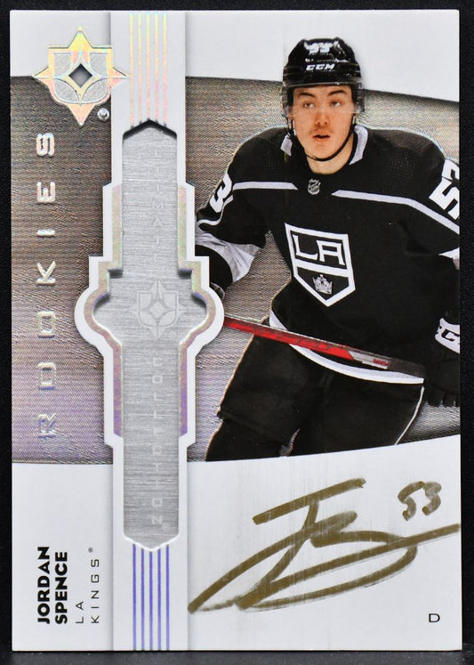 2022-23 UD Ultimate Collection Emblems Auto Rookies Jordan Spence UE-SP  RC Auto