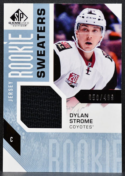 2016-17 SP Game Used Rookie Sweaters Dylan Strome Coyotes RC 058/499 Jersey 4459