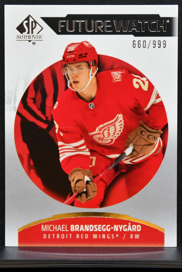 2025-26 SP Authentic Future Watch Michael Brandsegg-Nygard RC 660/999 8181