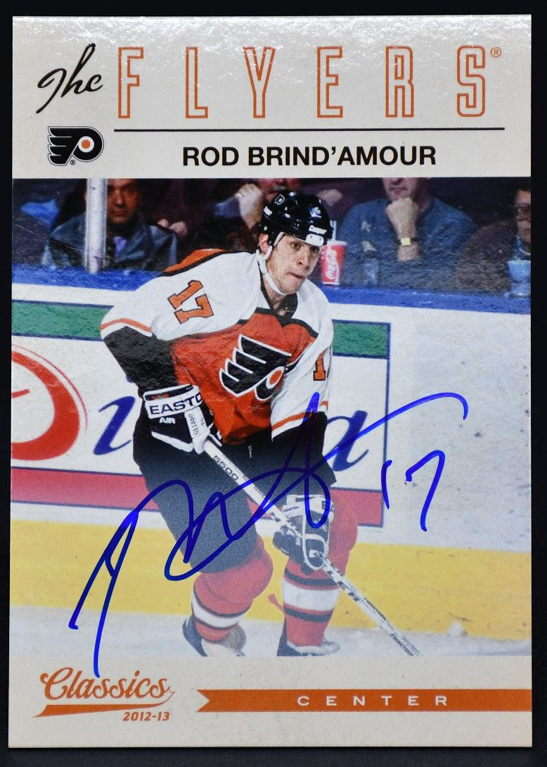 2012-13 Panini Classics Signatures Rod Brind'Amour 115 Auto