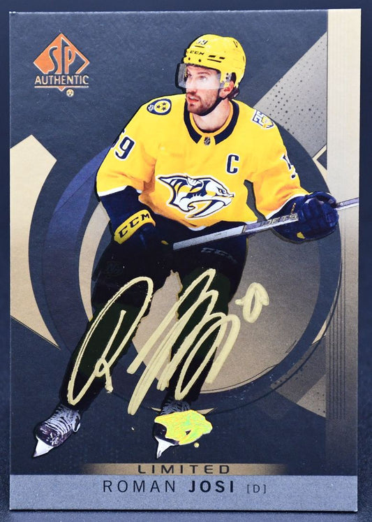 2024-25 SP Authentic Limited Roman Josi 23 Auto