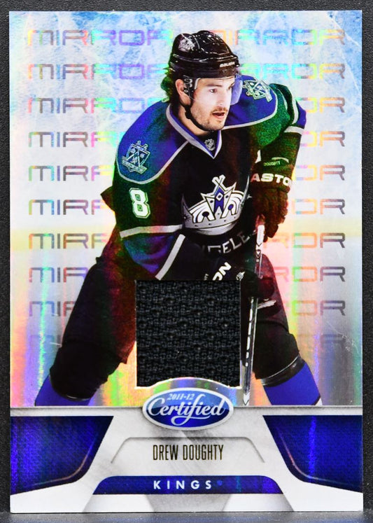 2011-12 Panini Certified Mirror Blue Drew Doughty 26 Kings 29/99 Jersey 9837