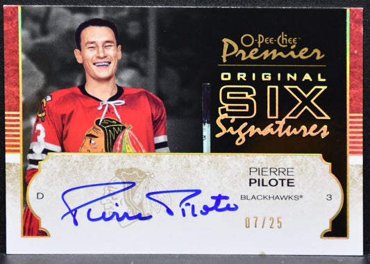 2007-08 O-Pee-Chee Premier Original Six Signatures Pilote Auto 07/25 6723