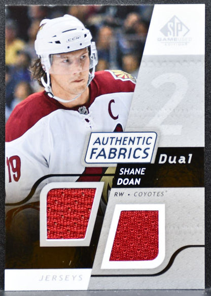 2008-09 SP Game Used Authentic Fabrics Dual Shane Doan Jersey 8413