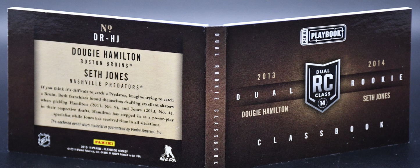Maillot recrue double Hamilton/Jones DR-HJ du livre Panini Playbook 2013-14