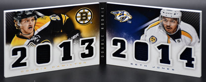 Maillot recrue double Hamilton/Jones DR-HJ du livre Panini Playbook 2013-14