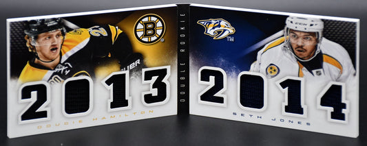 Maillot recrue double Hamilton/Jones DR-HJ du livre Panini Playbook 2013-14