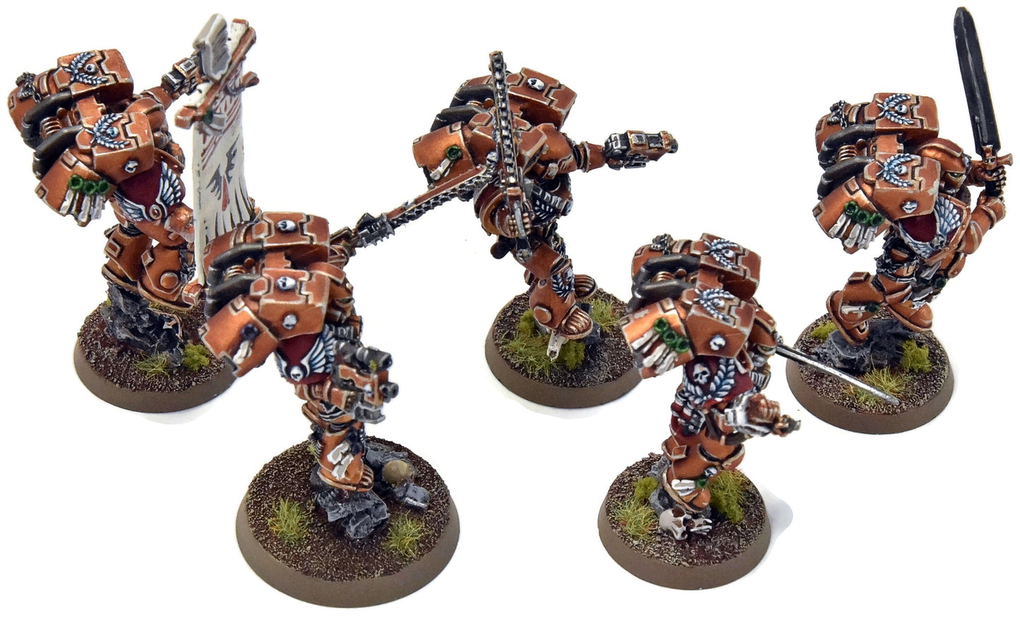 BLOOD ANGELS Vanguard Veterans #41 METAL PRO PAINTED Warhammer 40K