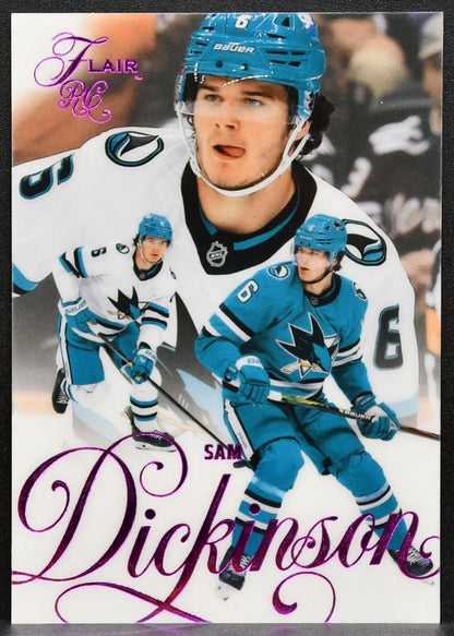 2025-26 Flair Image C Variant Sam Dickinson 197 San Jose Sharks 080/199 4667