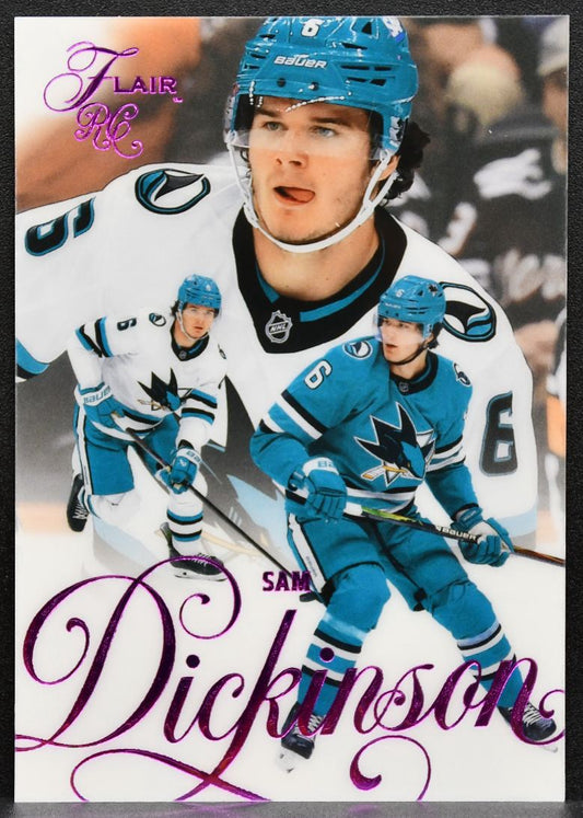 2025-26 Flair Image C Variant Sam Dickinson 197 San Jose Sharks 080/199 4667