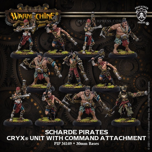 Cryx - Scharde Pirates (Resin/Metal) (11) (PIP 34149)