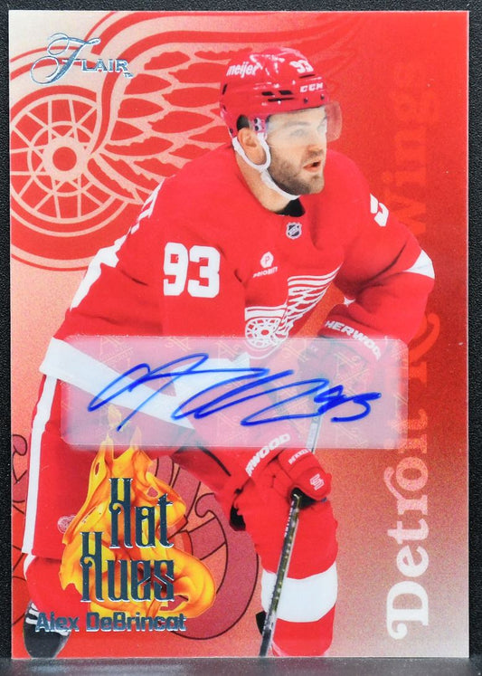 2025-26 Flair Hot Hues Auto Alex DeBrincat 10 Detroit Red Wings Auto 03/25 7078