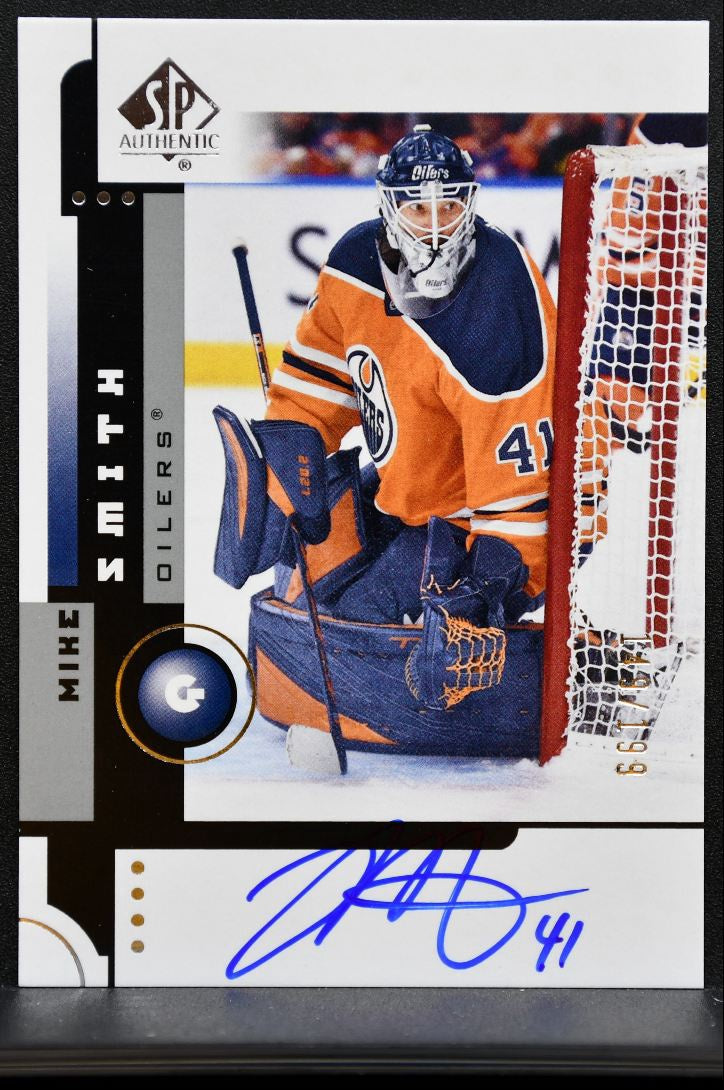 2021-22 SP Authentic 2001-02 Retro Auto Mike Smith Edmonton Oilers Auto 2652
