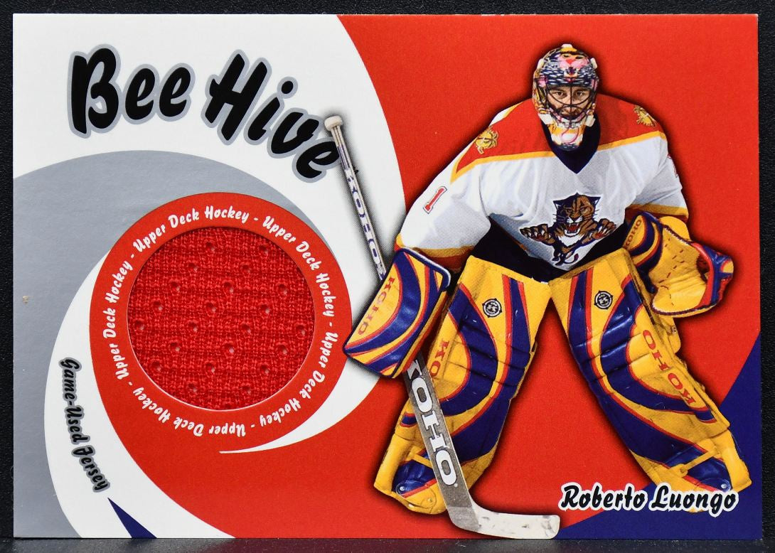 2004-05 Upper Deck Beehive Roberto Luongo JT-22 Florida Panthers Jersey 8531