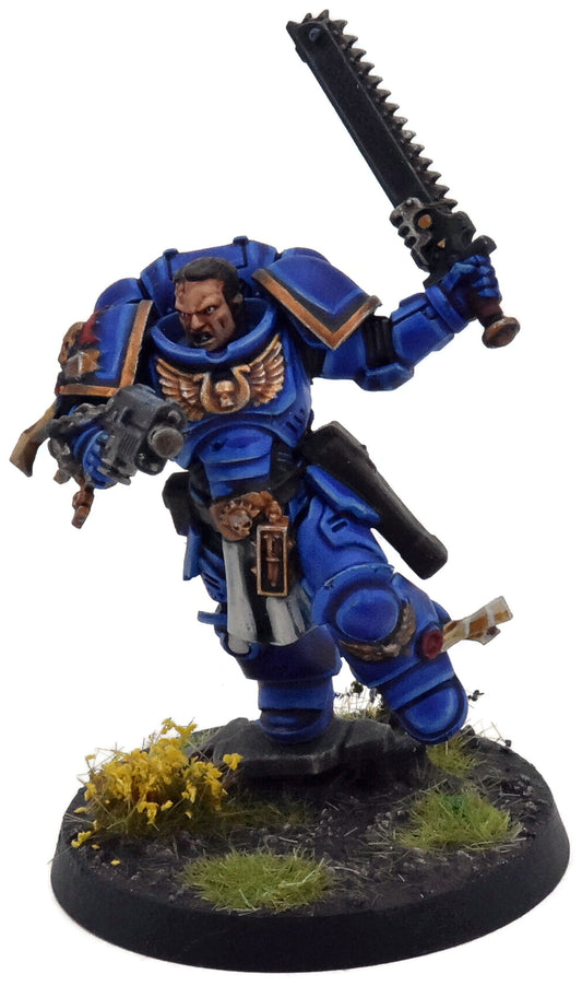 SPACE MARINES Lieutenant Titus #1 COMMISSION PRO PAINTED Warhammer 40K 2121