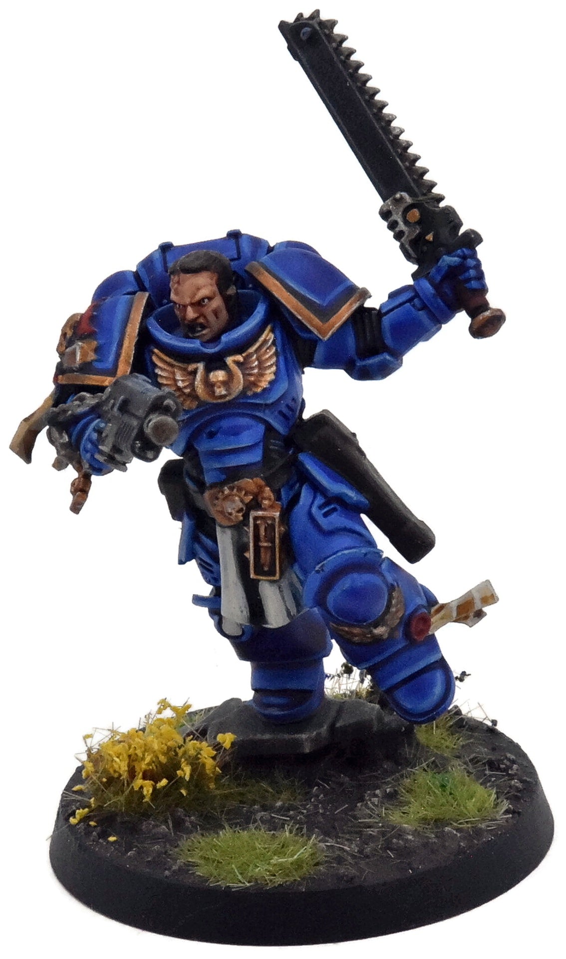 SPACE MARINES Lieutenant Titus #1 PRO PAINTED Warhammer 40K