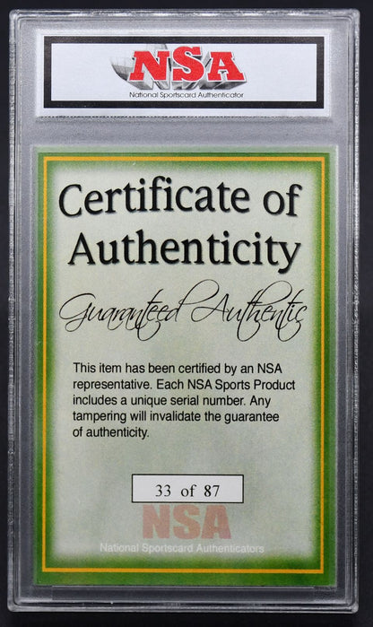 NSA Game Used Memorabilia Sidney Crosby 33/87 Jersey