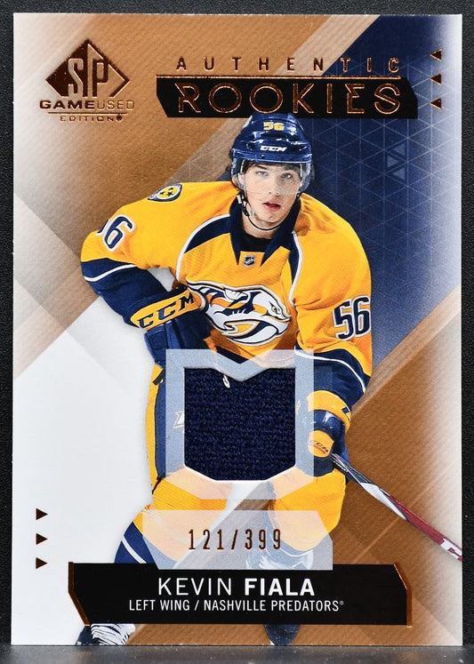 2015-16 SP Game Used Authentic Rookies Copper Jersey Kevin Fiala RC Jersey 3520